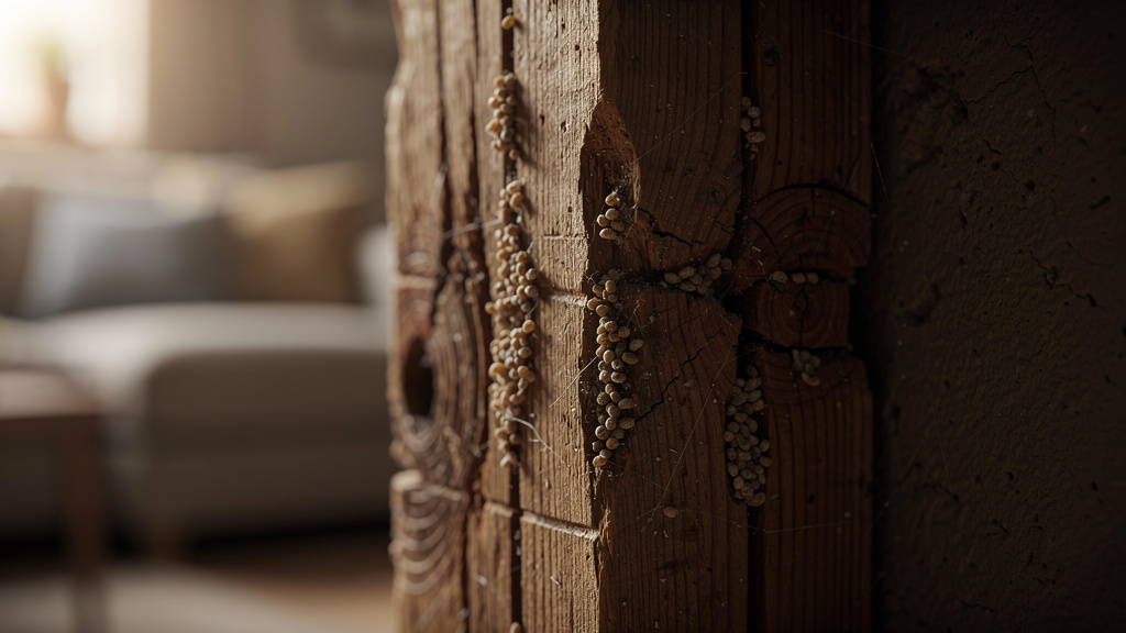 Que faire en présence d'excréments de termites dans votre maison